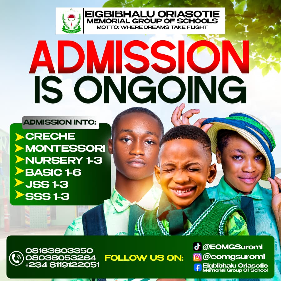 Admission Advert